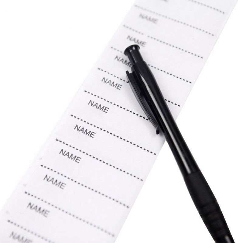 Lind Kitchen 200pcs Name Labels Tags Fabric Custom Clothing Writable Garment Labels Marker Clothes Sewing Accessories for School - Image 3